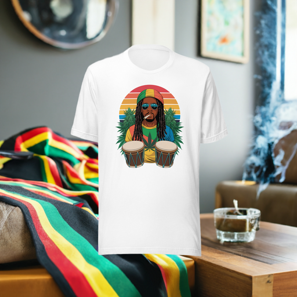 Unisex | Adults Jamaican Reggae Marijuana Cannabis T-Shirt